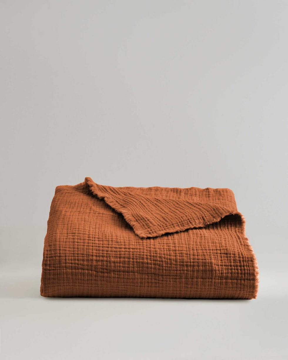 Organic Airy Gauze Throw