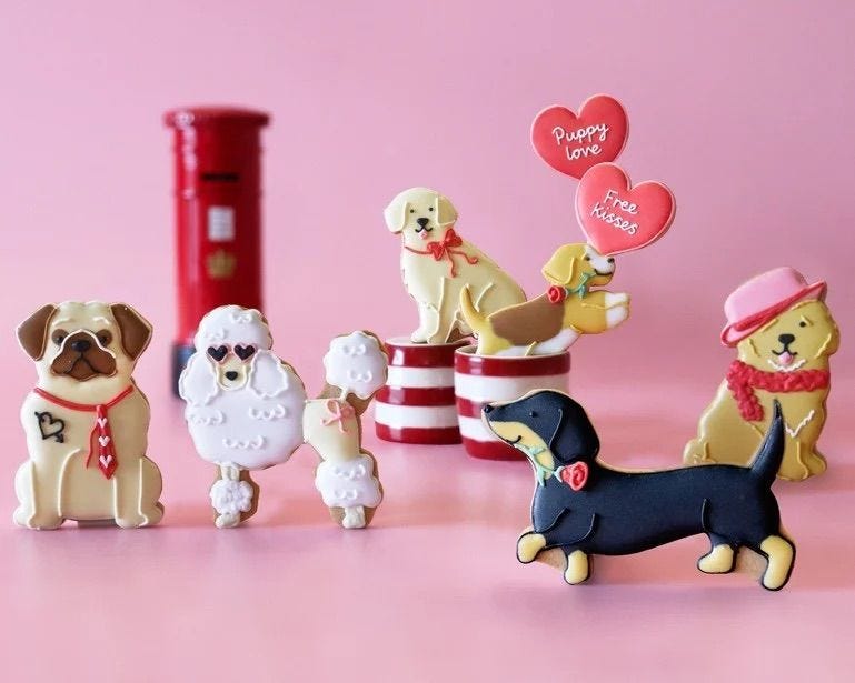 Puppy Love Biscuit Tin