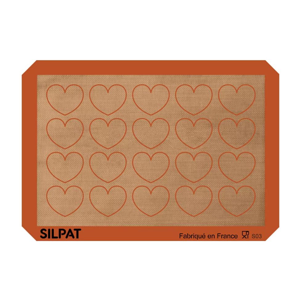 Silpat Heart 50 %-Sheet Baking Mat