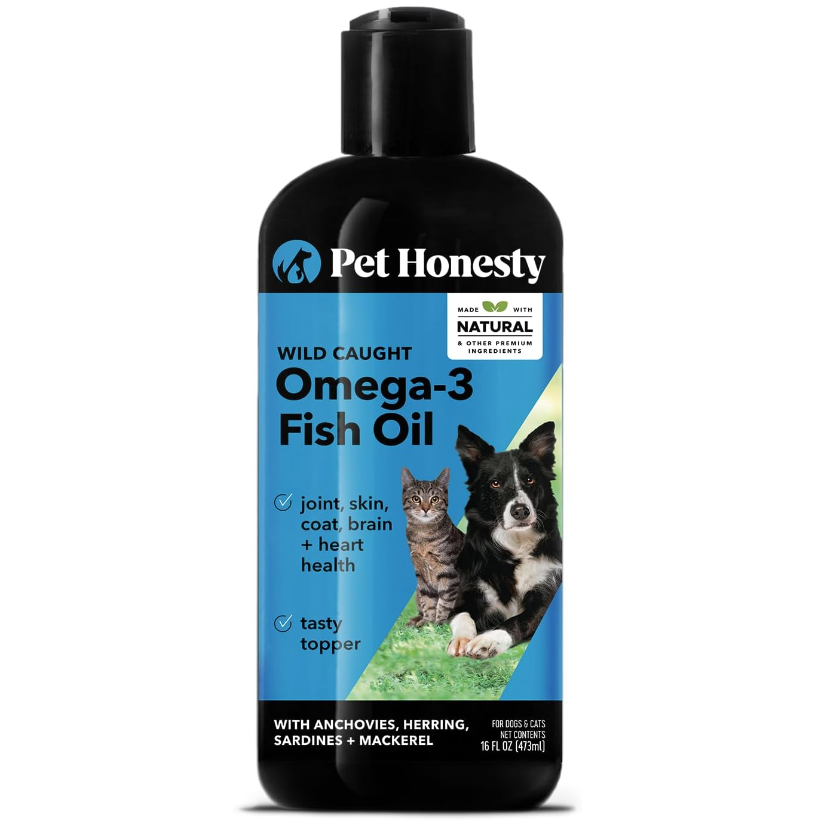 Wild Caught Omega-3 Fish Oil for Dogs & Cats
