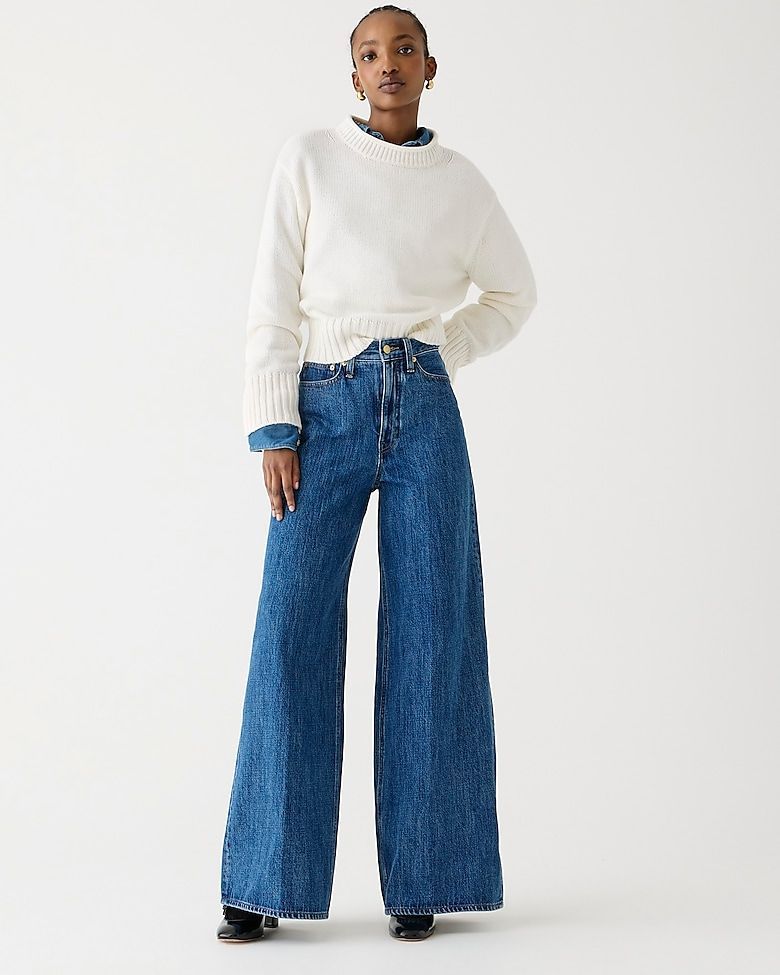 Wide pant outlet leg jeans