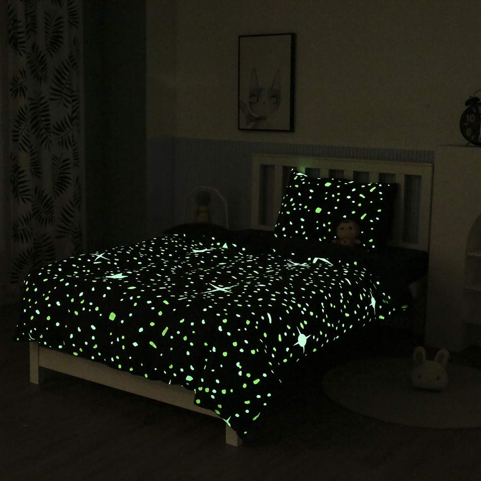 MTOnlinehandel Biancheria Da Letto Con Stelle 140 X 200 Cm, Biancheria Da Letto Per Ragazze E Adolescenti, Federa 70 X 90 Cm + Copripiumino 140 X 200 Cm : Amazon.it: Casa E Cucina