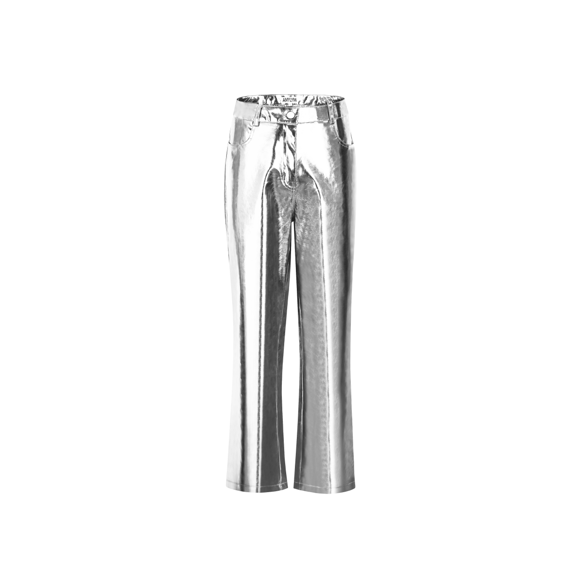 Metallic-effect trousers - Woman | Mango India