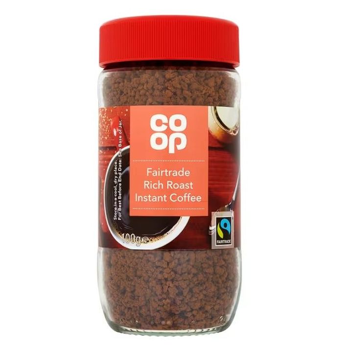 Co-op Fairtrade Rich Roast Instant Coffee 100g