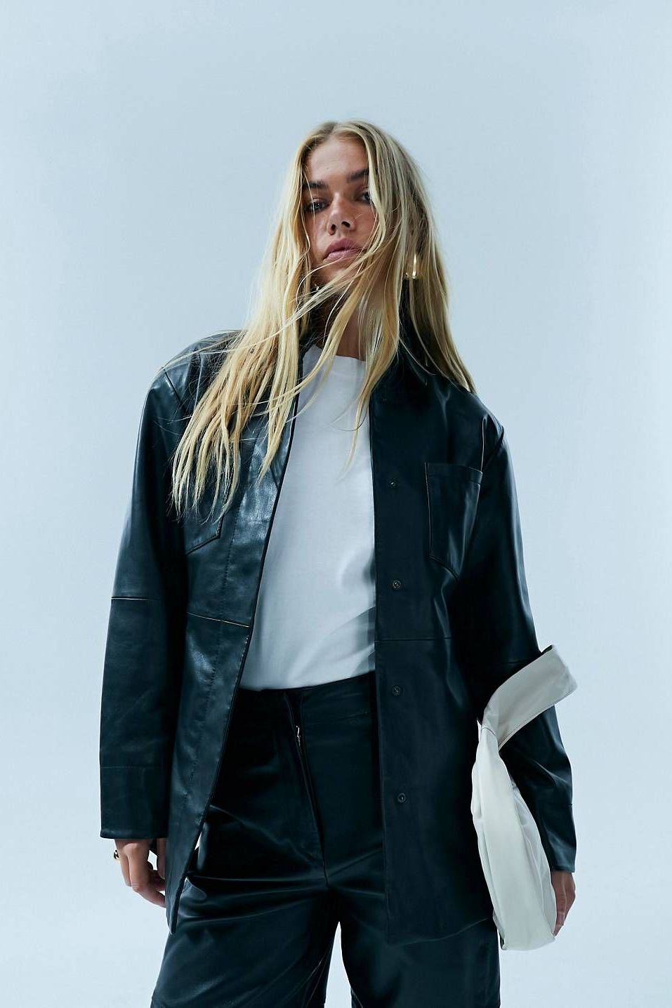 women's short fitted black leather jacket HI TEK - Hi Tek Webstore