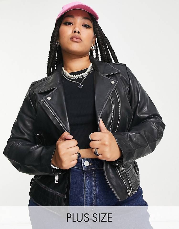 Jigsaw leather jacket on sale sale