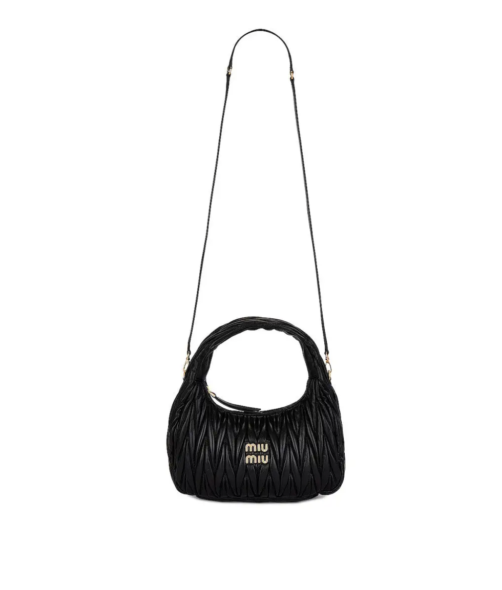 Wander Matelassé Mini Hobo Bag