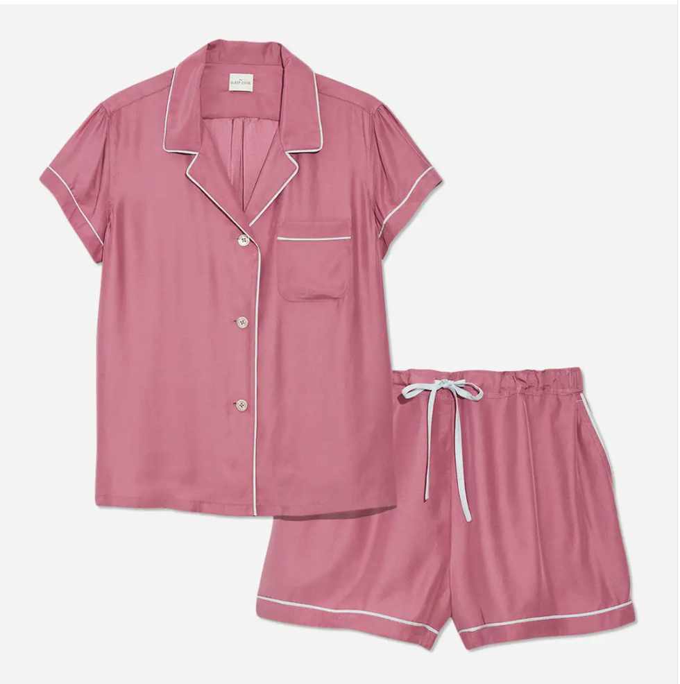 Washable Silk Short PJ Set