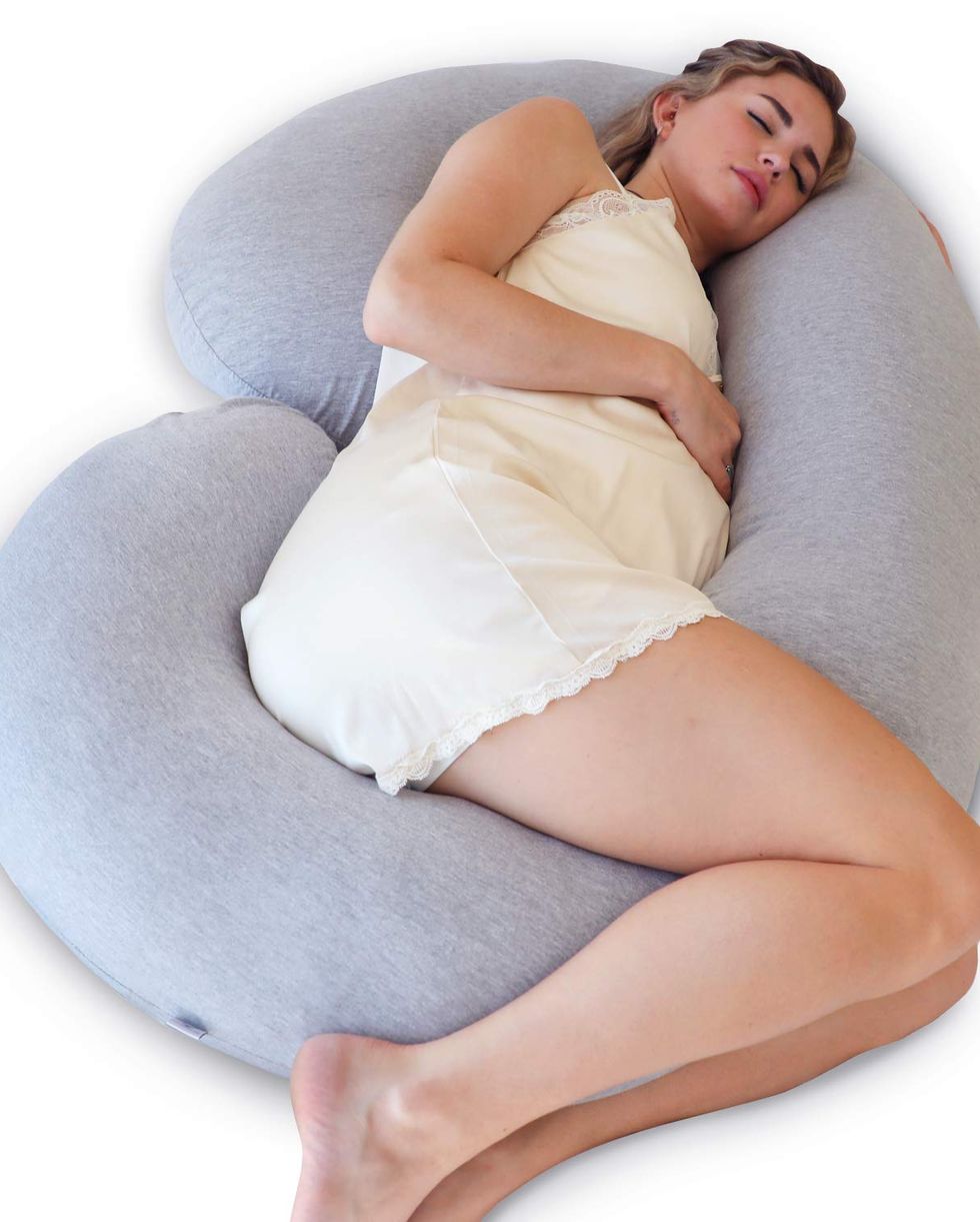 Koala Babycare V-Shaped Pregnancy Pillow for Sleeping or Nursing