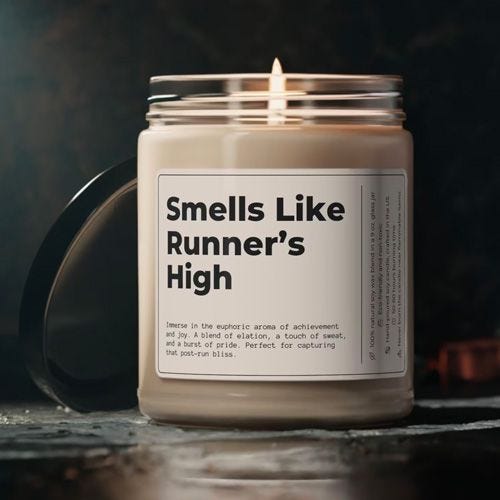 Smells Like Runner's High Soy Wax Candle