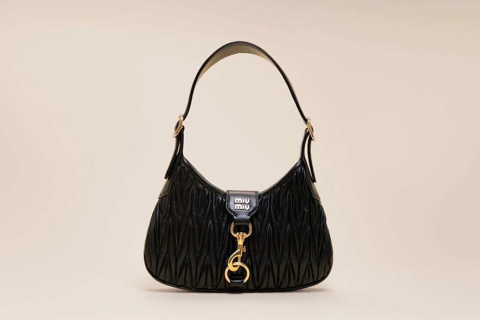 Matelasse Nappa Buckle Hobo Bag