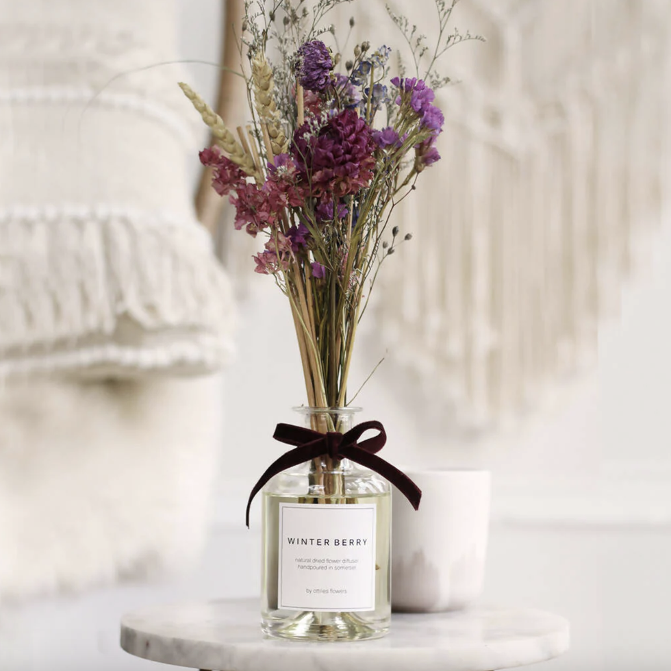 Dried Flower Reed Diffuser - Winterberry