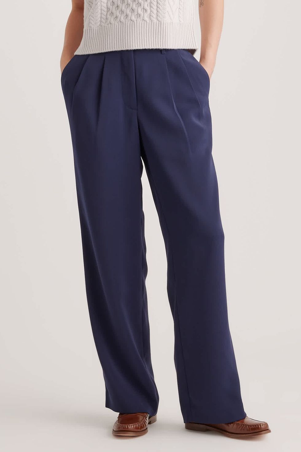 Quince, Pants & Jumpsuits, Quince Ultra Stretch Ponte Straight Leg Pants  In Black
