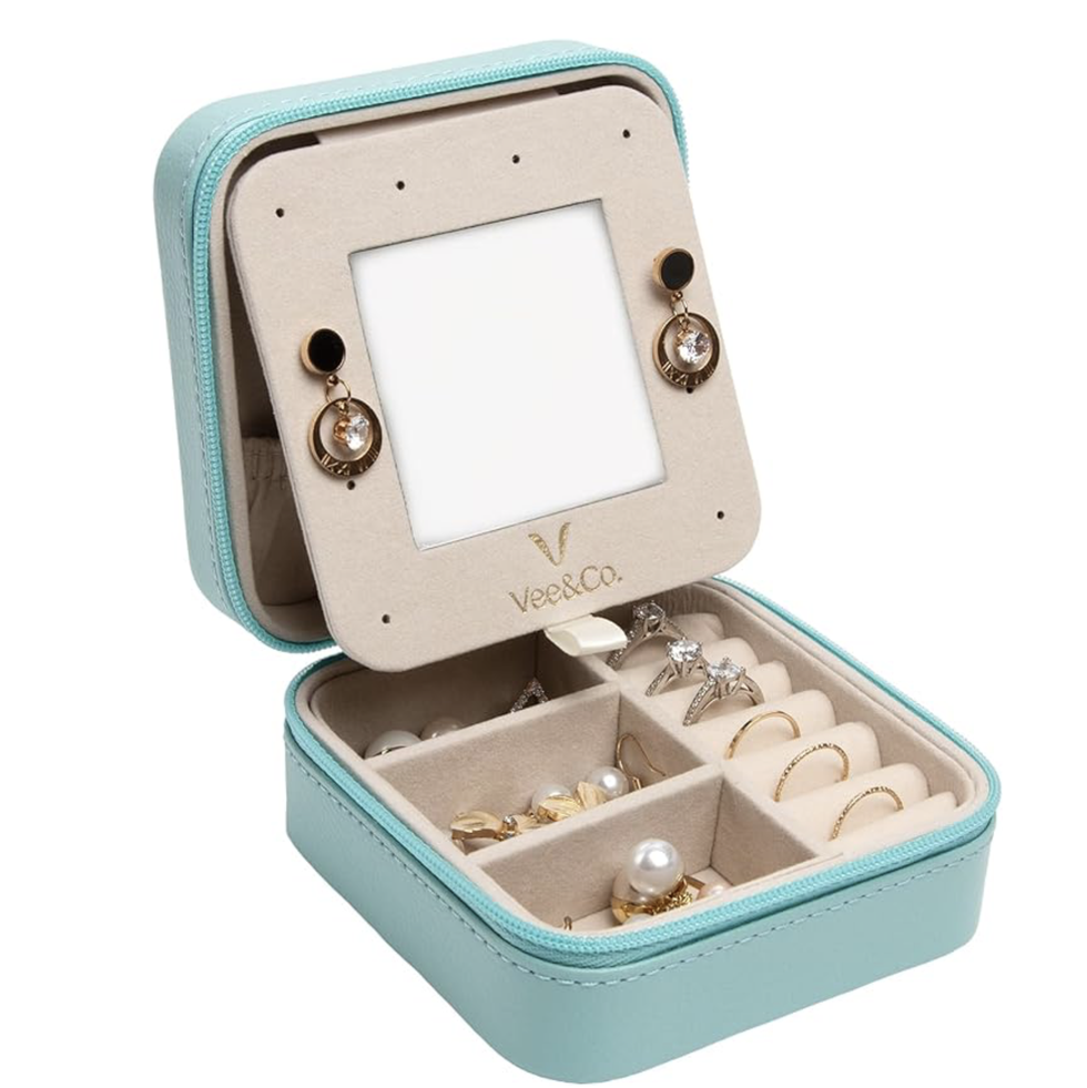 Small Travel Jewelry Case