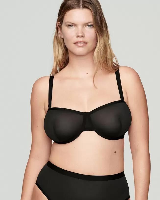 AIRY Cool Sweetheart Push-Up Tube Bra(Large Size) - AIR SPACE