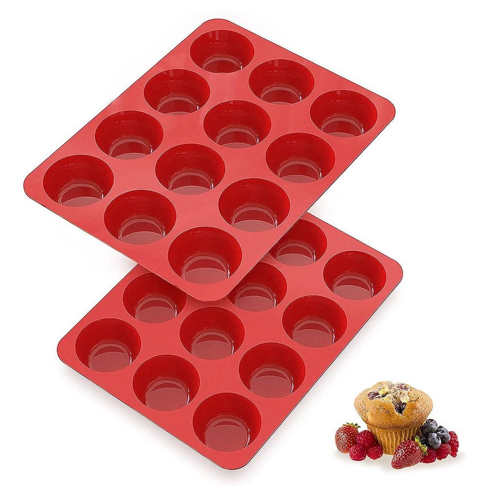 Silivo Silicone Muffin Pans, Set of 2