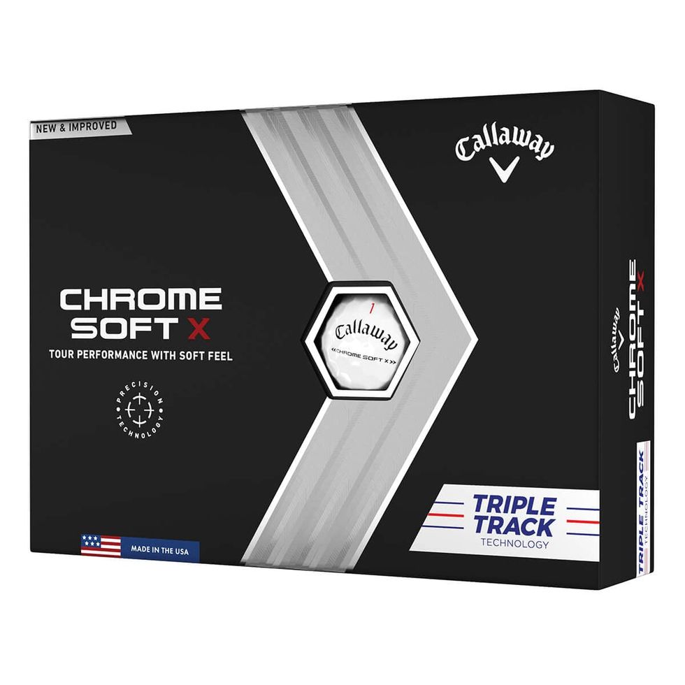 Callaway Golf Chrome Soft X Golf Balls, Triple Track