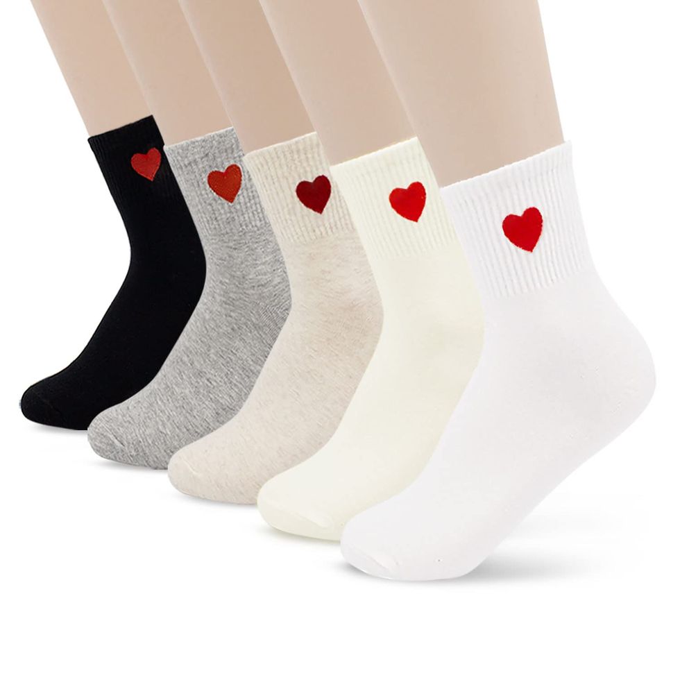 Jinny's Shoppe Cotton Crew Socks