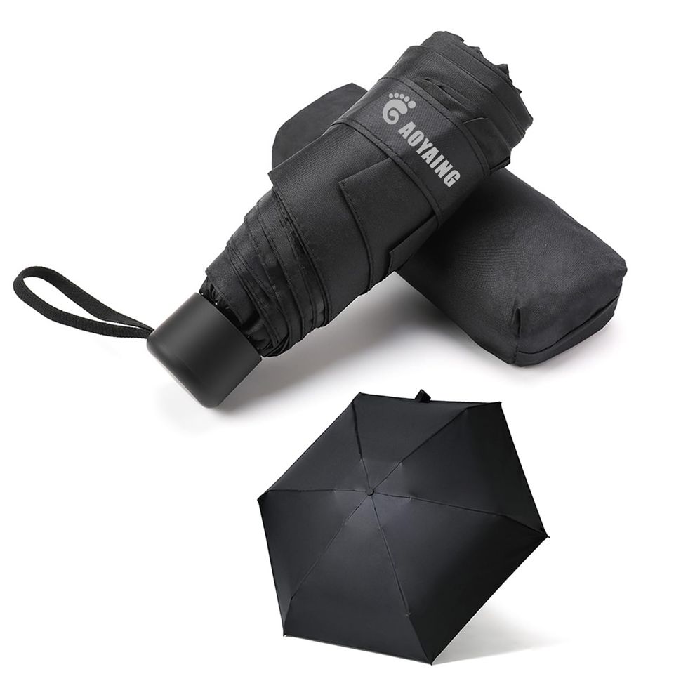 Compact Travel Umbrella with Case