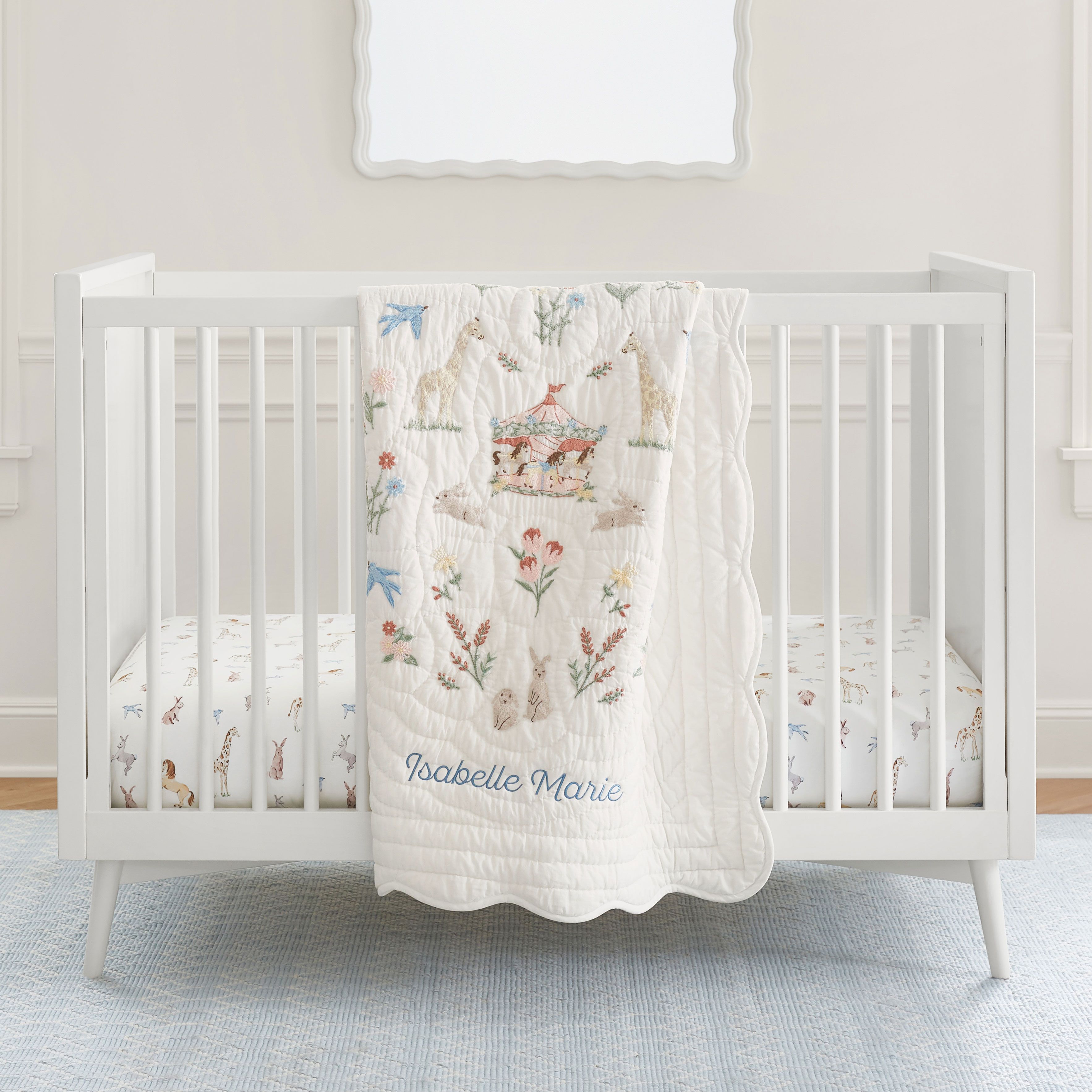 Pottery barn best sale baby crib sheets