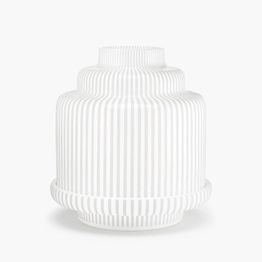 White Pyramid Candle Holder - For Classic Candles White Pyramid Candle Holder - For Classic Candles