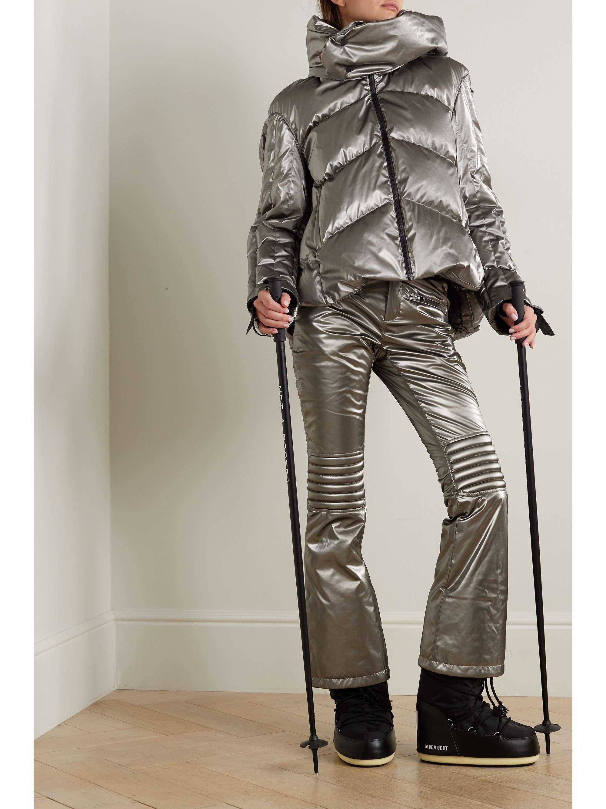 Metallic discount ski jacket