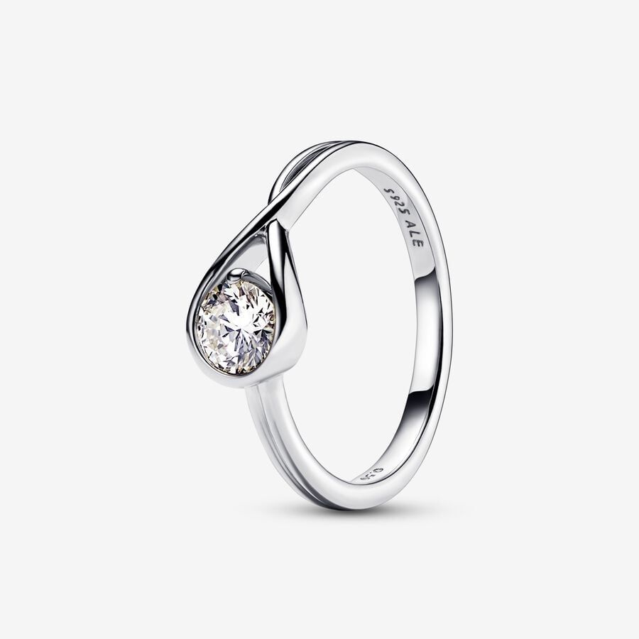 Infinite Lab-grown Diamond Ring in Sterling Silver