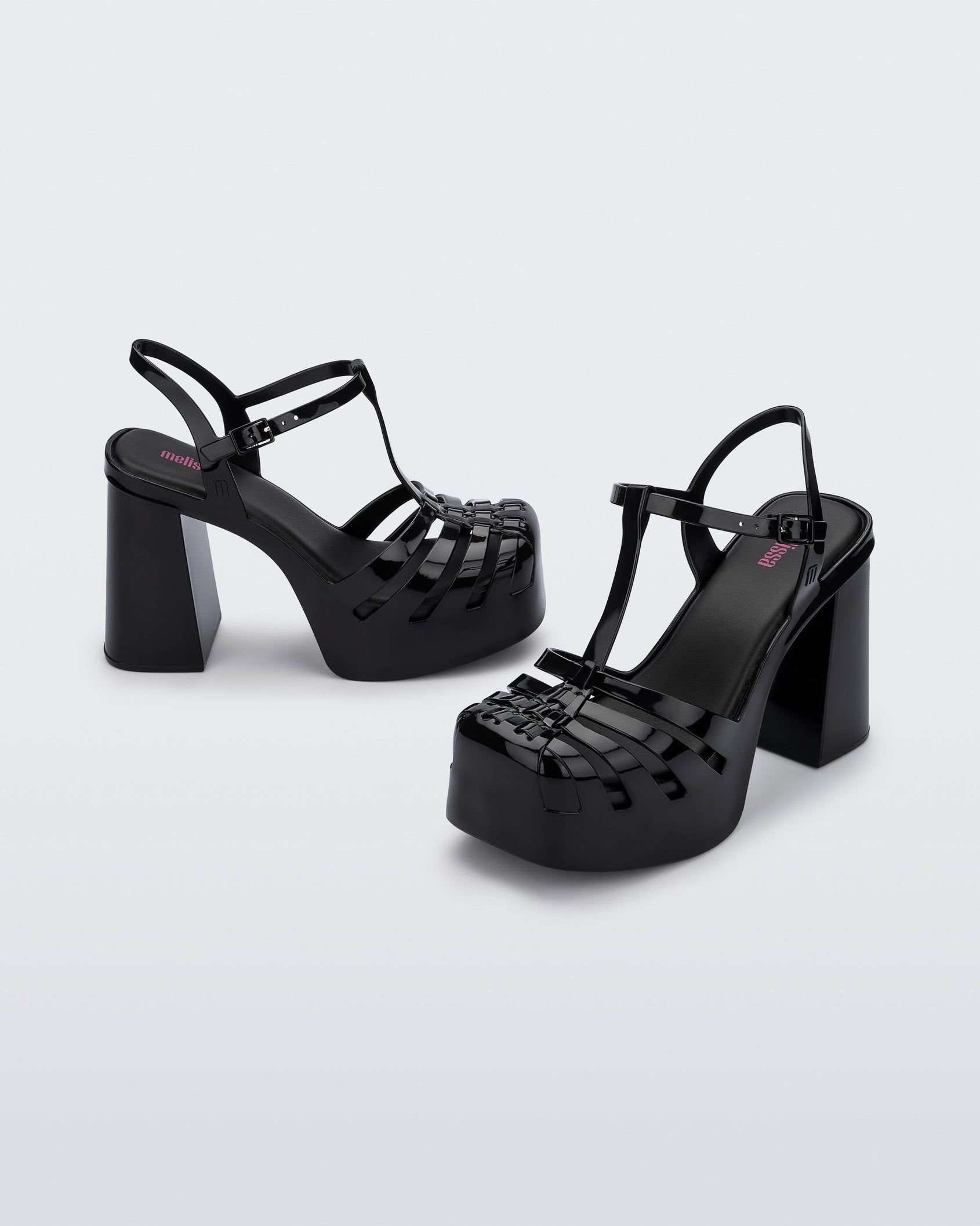 Nika Strappy Block-Heel Sandals curated on LTK