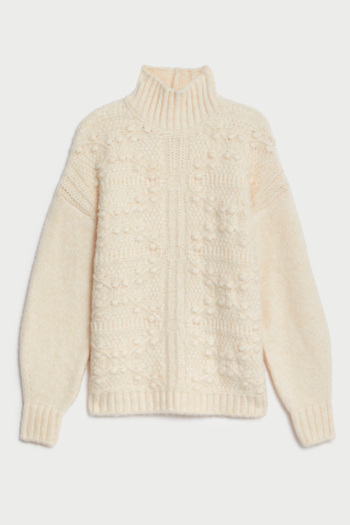 Cable Knit Longline Jumper