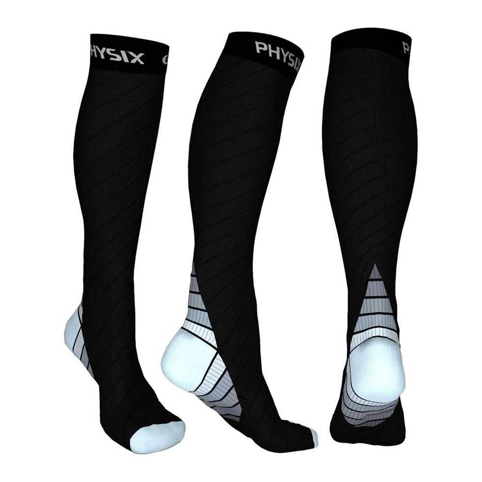 Buy Calf Compression Sleeve for Men & Women  Best Shin Splints Socks for  Leg Cramps, Runners Calves Circulation Remedy, Support Stockings, Running  Gear, Basketball Lycra Tights - physixgearsport