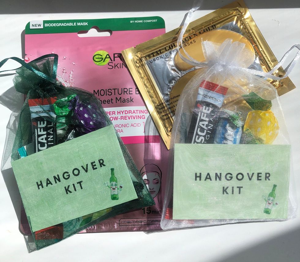 Hangover kits (pre filled) 