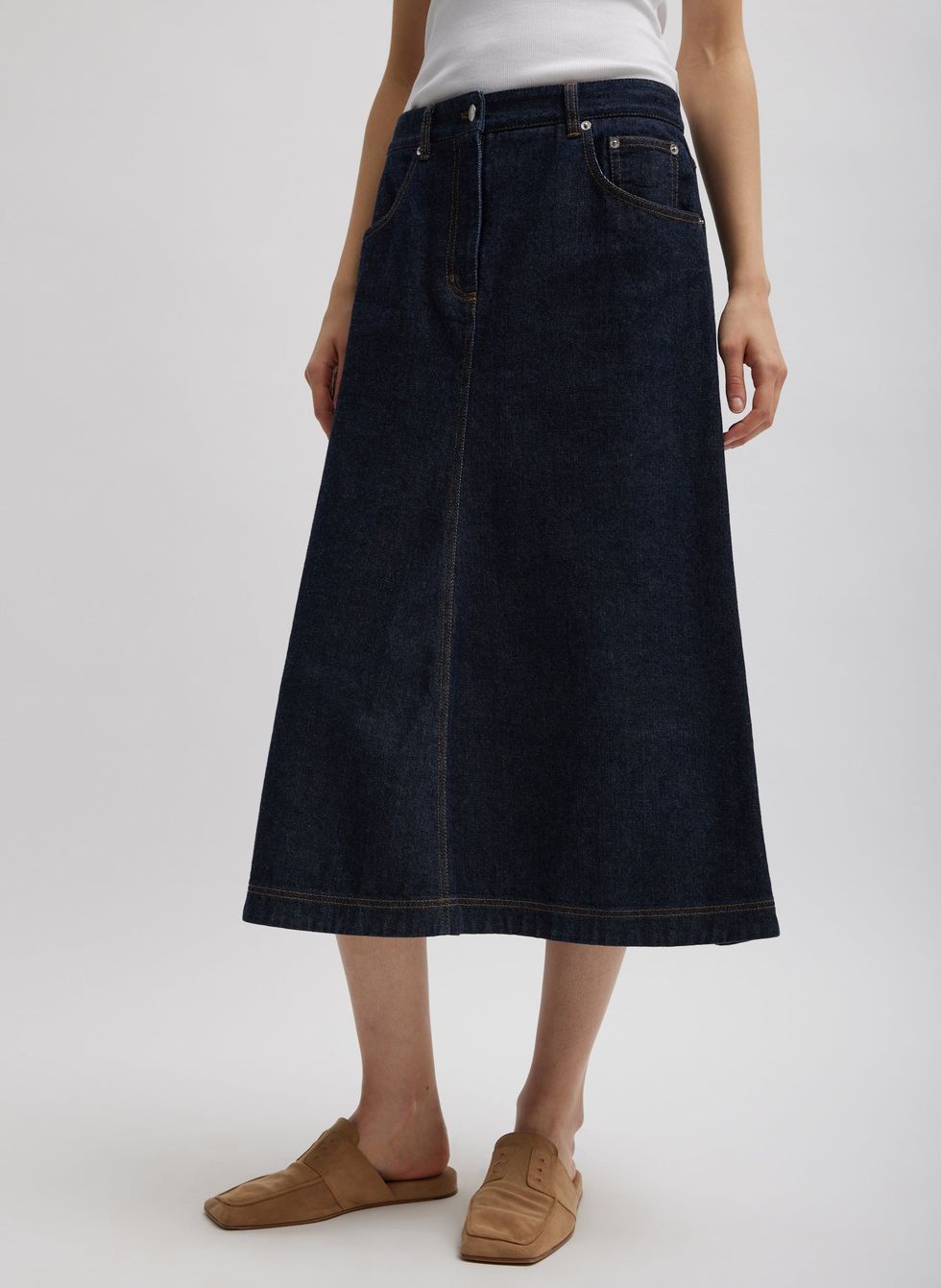 Best Long Denim Skirts 2024: 19 Best Denim Midi and Maxi Skirts Tested &  Reviewed