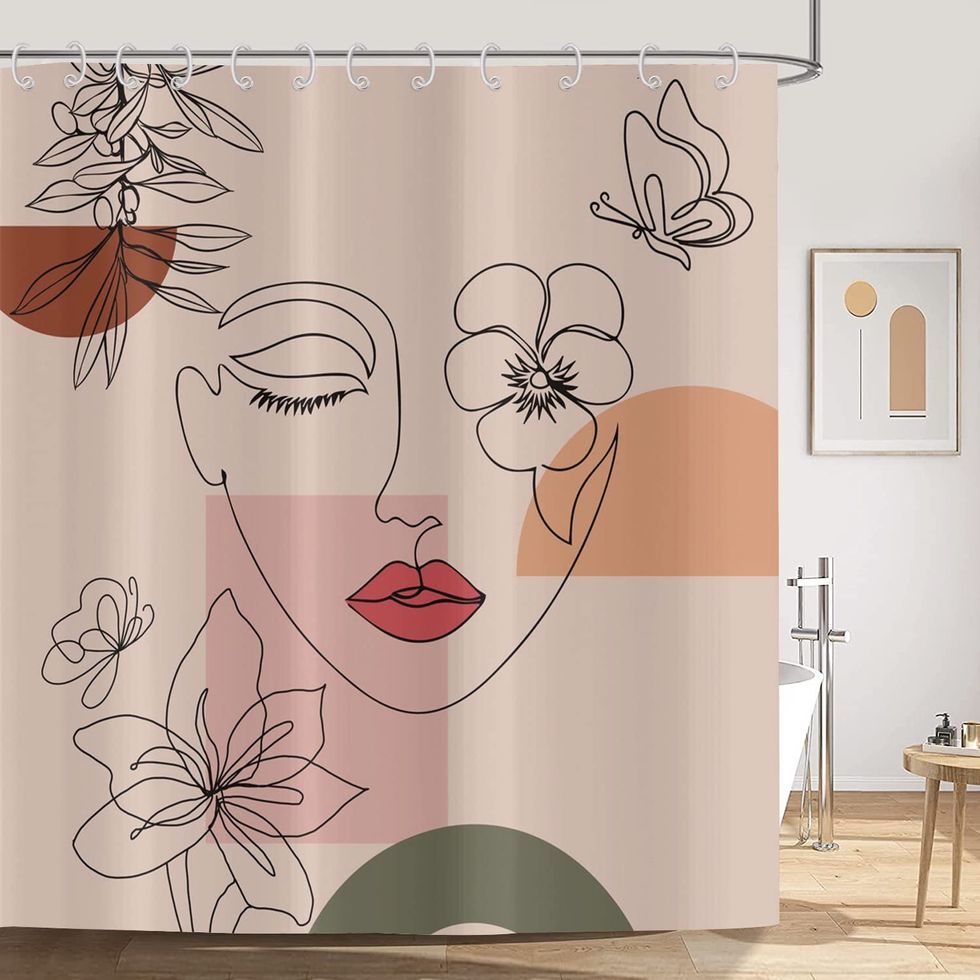 Las 8 cortinas de baño más bonitas para dar un toque de estilo a tu bañera  o ducha