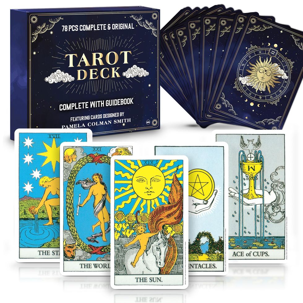 Complete 78pcs Tarot Card Deck and Guidebook 