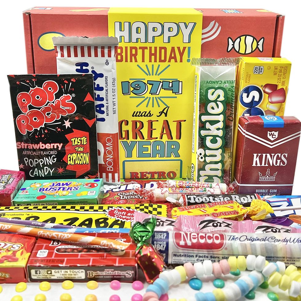 50th Birthday 1974 Candy Gift Box 