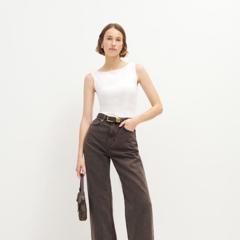 Buy Wide Legged Jeans Online By Loulou Studio - Le Mill