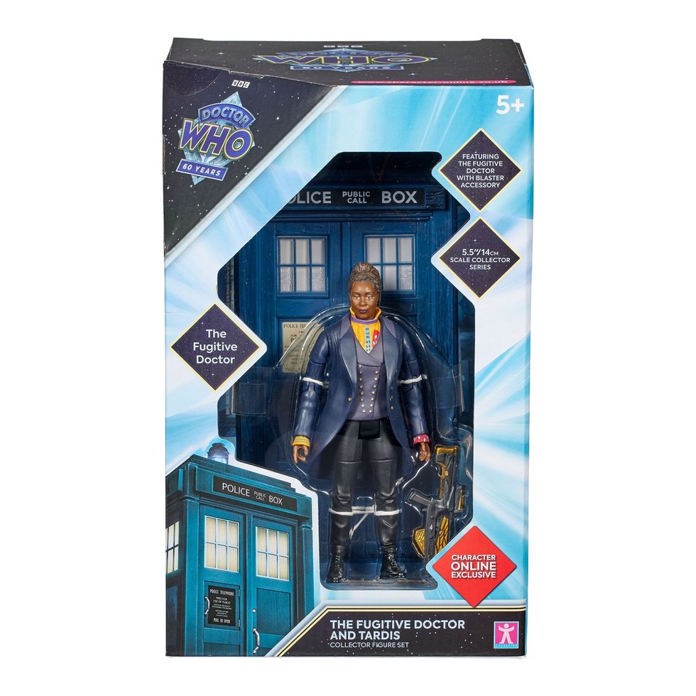 Doctor Who 2nd Dr & Tardis Set - Classic Doctor Who Action Figure & Tardis  Set - Doctor Who Merchandise - Character Options - 5.5”