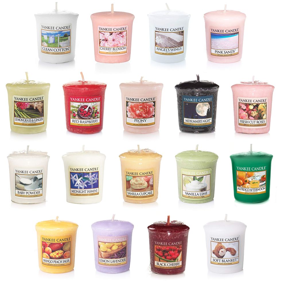 Scented votive candles 