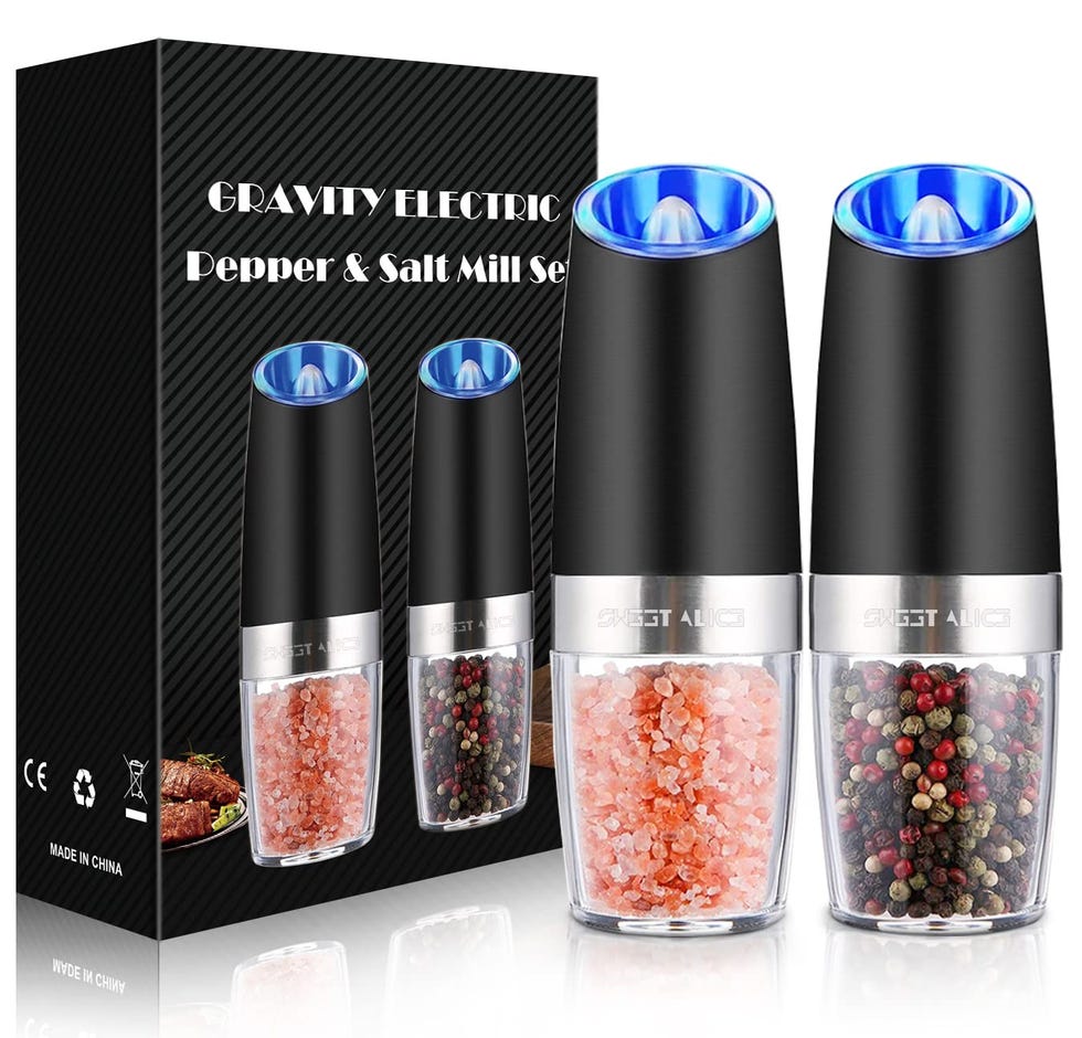 Gravity Electric Pepper and Salt Grinder Set