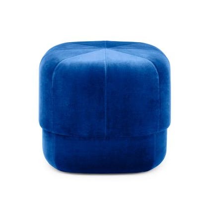 Circus Electric Blue Footstool