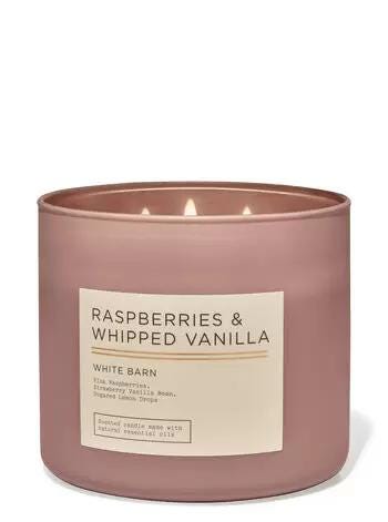 Raspberries & Whipped Vanilla Candle