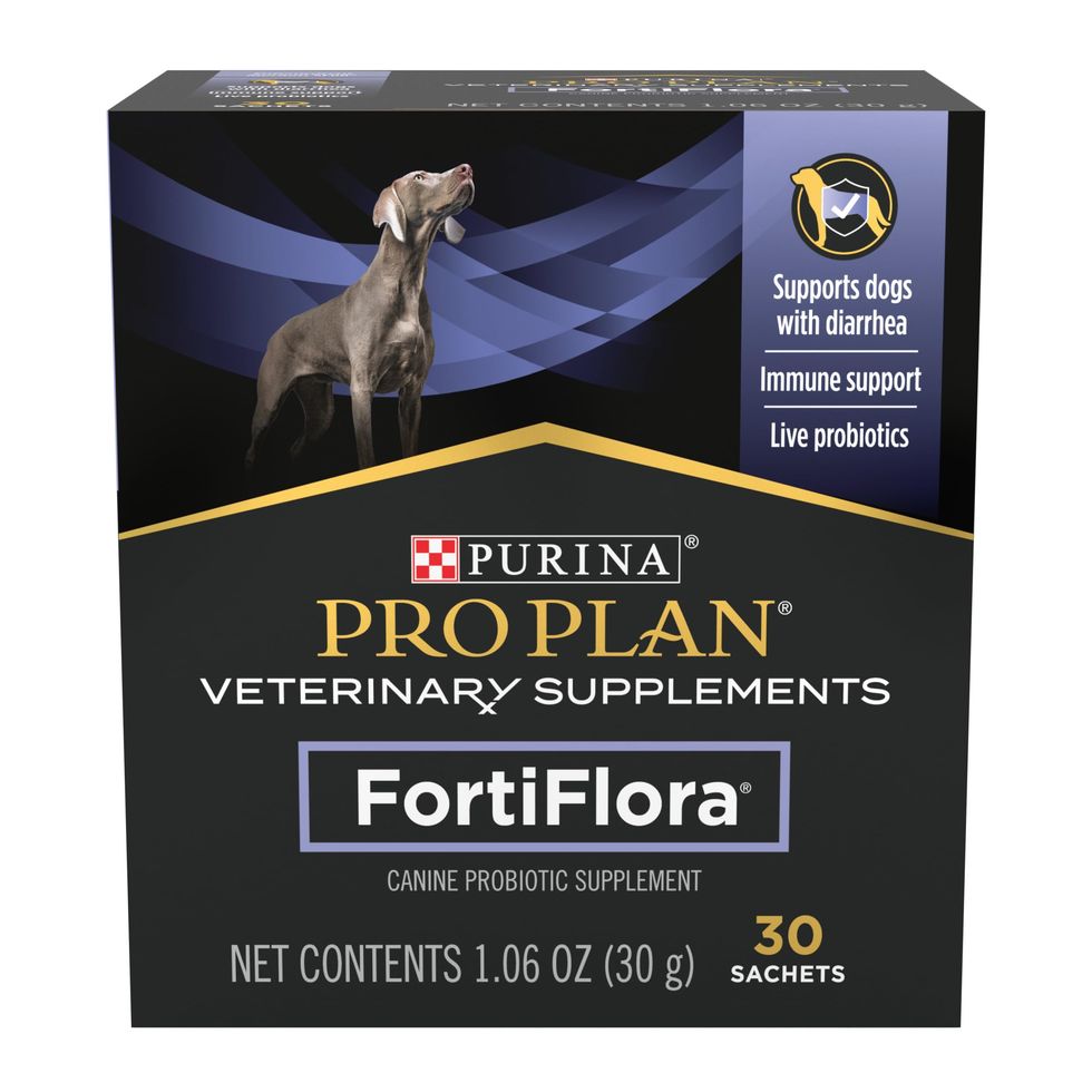 PURINA Pro Plan Veterinary Diets Probiotics Dog Supplement, Fortiflora Canine Nutritional Supplement - 30 ct. Boxes