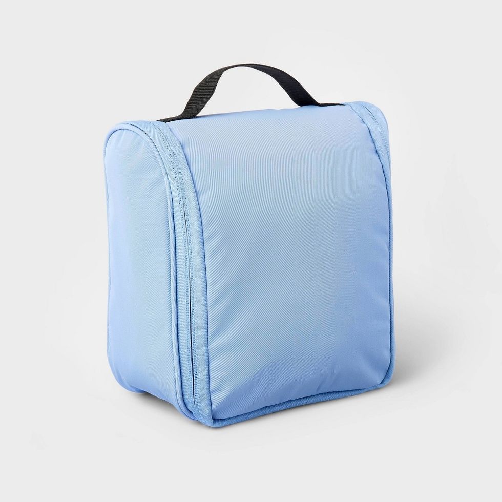 Small Hanging Toiletry Bag Blue