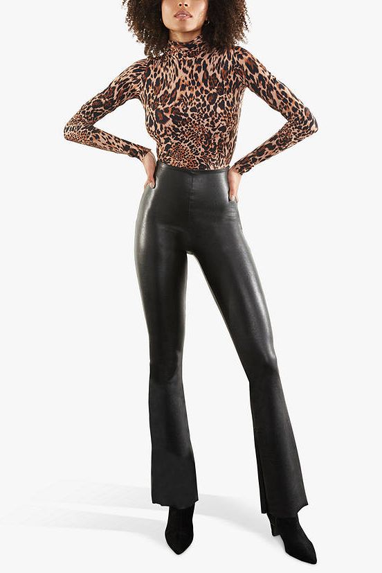Flared Cropped Leggings with Feathers - Calzedonia