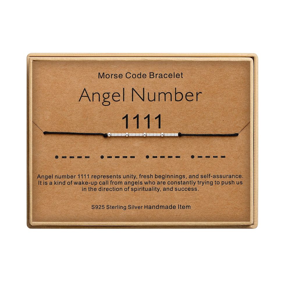 1111 Morse Code Bracelet