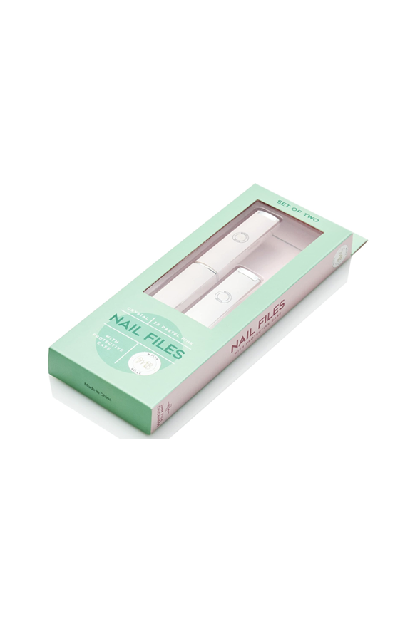 Crystal Glass Nail File Set of 2