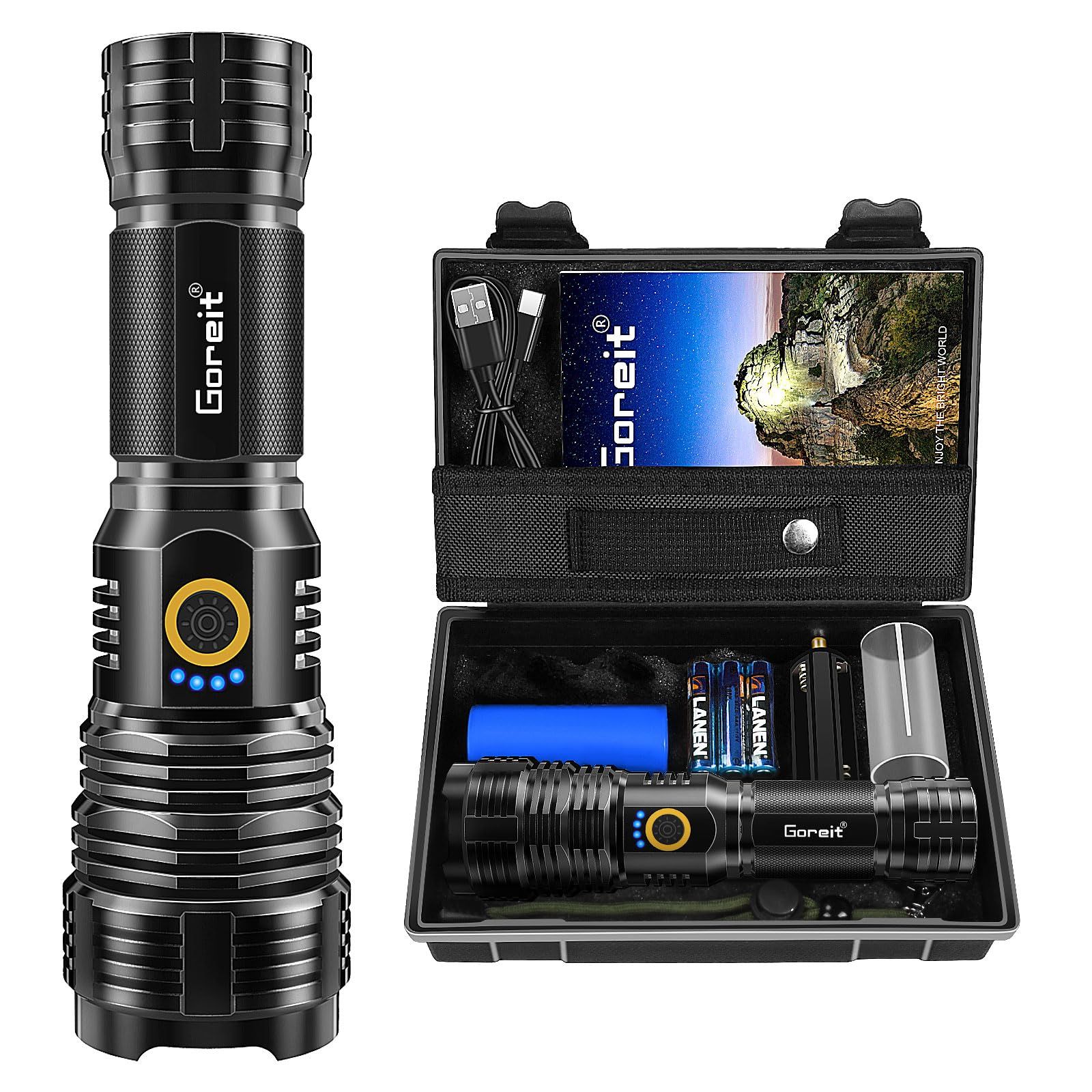 Blukar Rechargeable, High Lumens Tactical Flashlight, Super Bright Small  LED Flash Light - Review 