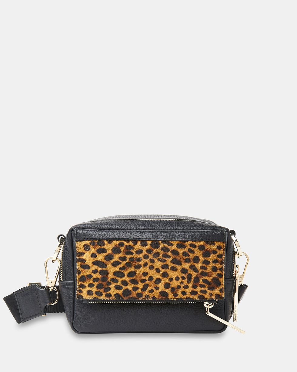 Bibi Leopard Crossbody Bag