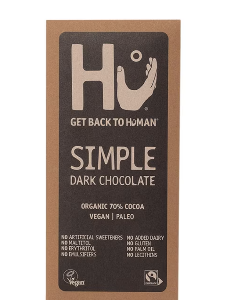 Hu Kitchen Simple Dark Chocolate Bar 60g