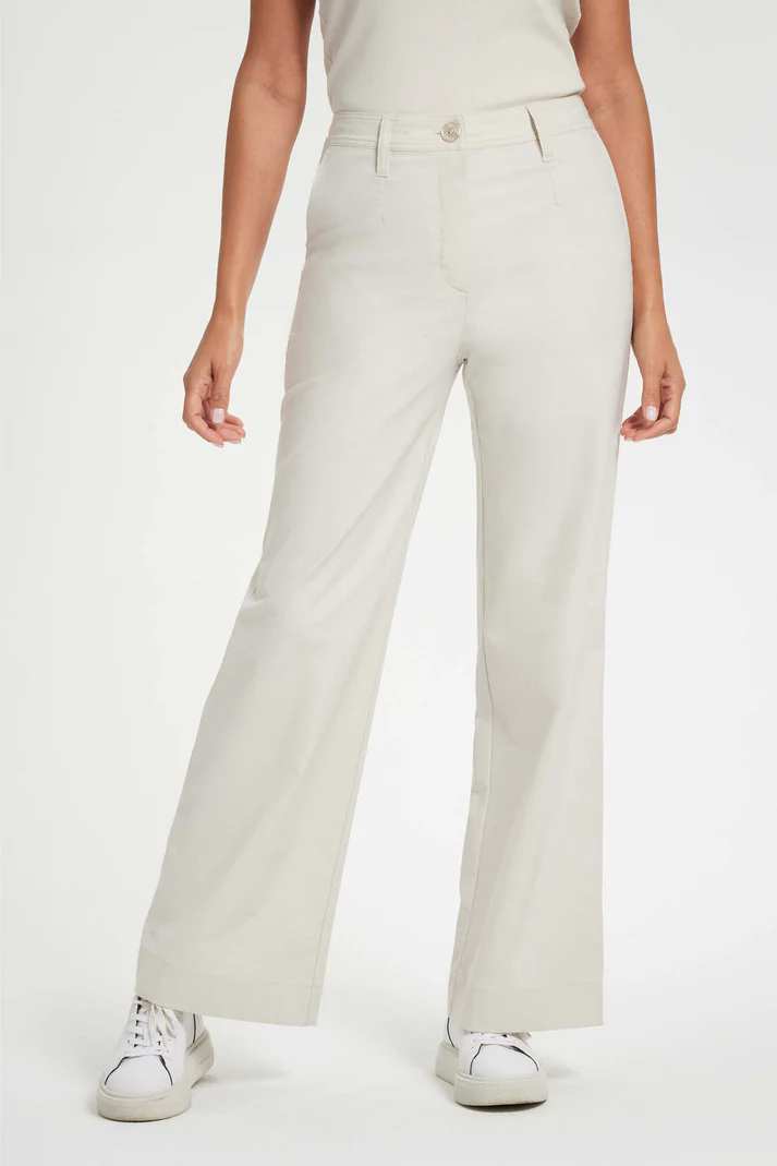Brooklyn Wide-Leg Mid-Weight Pant